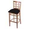Holland Bar Stool Co. 30" Bar Stool, Medium Finish, Black Vinyl Seat -Kitchen & Dining Furniture Sales Store Holland20Bar20Stool20Co 3130MedBlkVinyl
