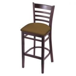 Holland Bar Stool Co. 30" Bar Stool, Dark Cherry Finish, Canter Saddle Seat