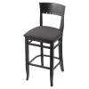 Holland Bar Stool Co. 30" Bar Stool, Black Finish, Canter Storm Seat -Kitchen & Dining Furniture Sales Store Holland20Bar20Stool20Co 3160Blk004