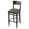 Holland Bar Stool Co. 25" Counter Stool, Black Finish, Graph Cork Seat