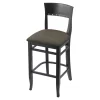 Holland Bar Stool Co. 25" Counter Stool, Black Finish, Graph Chalice Seat