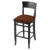 Holland Bar Stool Co. 25" Counter Stool, Black Finish, Rein Adobe Seat -Kitchen & Dining Furniture Sales Store Holland20Bar20Stool20Co 3160Blk023