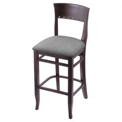 Holland Bar Stool Co. 30" Bar Stool, Dark Cherry Finish, Graph Seat