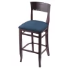 Holland Bar Stool Co. 25" Counter Stool, Dark Cherry Finish, Rein Bay Seat