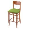Holland Bar Stool Co. 30" Bar Stool, Medium Finish, Canter Kiwi Green Seat -Kitchen & Dining Furniture Sales Store Holland20Bar20Stool20Co 3160Med009