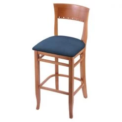 Holland Bar Stool Co. 30" Bar Stool, Medium Finish, Rein Bay Seat
