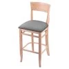 Holland Bar Stool Co. 25" Counter Stool, Natural Finish, Graph Seat