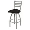 Holland Bar Stool Co. 30" Swivel Bar Stool, Nickel Finish, Canter Espresso Seat -Kitchen & Dining Furniture Sales Store Holland20Bar20Stool20Co 410AN003