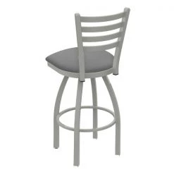 Holland Bar Stool Co. 30" Swivel Bar Stool, Nickel Finish, Canter Grey Seat -Kitchen & Dining Furniture Sales Store Holland20Bar20Stool20Co 410AN007 2