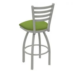 Holland Bar Stool Co. 30" Swivel Bar Stool, Nickel Finish, Canter Kiwi Green Seat -Kitchen & Dining Furniture Sales Store Holland20Bar20Stool20Co 410AN009 2