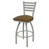 Holland Bar Stool Co. 30" Swivel Bar Stool, Nickel Finish, Canter Saddle Seat -Kitchen & Dining Furniture Sales Store Holland20Bar20Stool20Co 410AN012