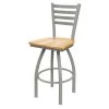 Holland Bar Stool Co. 30" Swivel Bar Stool, Nickel Finish, Nat Oak Seat -Kitchen & Dining Furniture Sales Store Holland20Bar20Stool20Co 410ANNatOak