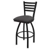 Holland Bar Stool Co. 30" Swivel Bar Stool, Black Wrinkle, Canter Storm Seat -Kitchen & Dining Furniture Sales Store Holland20Bar20Stool20Co 410BW004