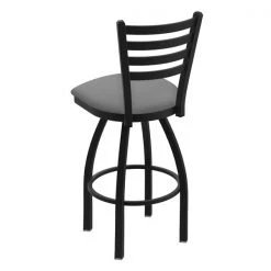 Holland Bar Stool Co. 30" Swivel Bar Stool, Black Wrinkle, Canter Grey Seat -Kitchen & Dining Furniture Sales Store Holland20Bar20Stool20Co 410BW007 2