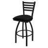 Holland Bar Stool Co. 30" Swivel Bar Stool, Black Wrinkle, Black Vinyl Seat -Kitchen & Dining Furniture Sales Store Holland20Bar20Stool20Co 410BWBlkVinyl
