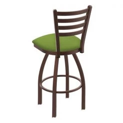 Holland Bar Stool Co. 30" Swivel Bar Stool, Bronze Finish, Canter Kiwi Green Seat -Kitchen & Dining Furniture Sales Store Holland20Bar20Stool20Co 410BZ009 2