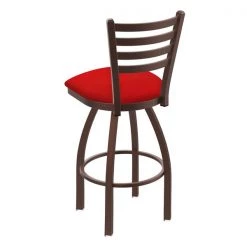 Holland Bar Stool Co. 30" Swivel Bar Stool, Bronze Finish, Canter Red Seat -Kitchen & Dining Furniture Sales Store Holland20Bar20Stool20Co 410BZ011 2