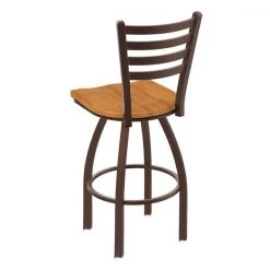 Holland Bar Stool Co. 30" Swivel Bar Stool, Bronze Finish, Med Maple Seat -Kitchen & Dining Furniture Sales Store Holland20Bar20Stool20Co 410BZMedMpl 2
