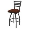 Holland Bar Stool Co. 30" Swivel Bar Stool, Pewter Finish, Rein Adobe Seat -Kitchen & Dining Furniture Sales Store Holland20Bar20Stool20Co 410PW023