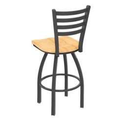 Holland Bar Stool Co. 30" Swivel Bar Stool, Pewter Finish, Nat Maple Seat -Kitchen & Dining Furniture Sales Store Holland20Bar20Stool20Co 410PWNatMpl 2