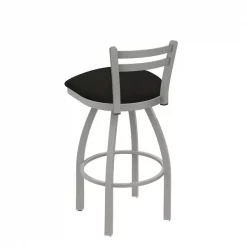 Holland Bar Stool Co. 25" Low Back Swivel Counter Stool, Nickel Finish, Canter Espresso Seat -Kitchen & Dining Furniture Sales Store Holland20Bar20Stool20Co 411AN003 2
