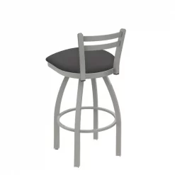 Holland Bar Stool Co. 30" Low Back Swivel Bar Stool, Nickel Finish, Canter Storm Seat -Kitchen & Dining Furniture Sales Store Holland20Bar20Stool20Co 411AN004 2