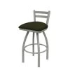 Holland Bar Stool Co. 30" Low Back Swivel Bar Stool, Nickel Finish, Canter Pine Seat -Kitchen & Dining Furniture Sales Store Holland20Bar20Stool20Co 411AN010