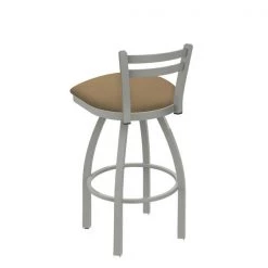 Holland Bar Stool Co. 30" Low Back Swivel Bar Stool, Nickel Finish, Canter Sand Seat -Kitchen & Dining Furniture Sales Store Holland20Bar20Stool20Co 411AN013 2