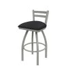 Holland Bar Stool Co. 30" Low Back Swivel Bar Stool, Nickel Finish, Graph Anchor Seat -Kitchen & Dining Furniture Sales Store Holland20Bar20Stool20Co 411AN014