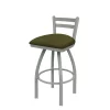 Holland Bar Stool Co. 30" Low Back Swivel Bar Stool, Nickel Finish, Graph Parrot Seat -Kitchen & Dining Furniture Sales Store Holland20Bar20Stool20Co 411AN015