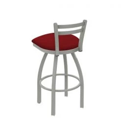 Holland Bar Stool Co. 30" Low Back Swivel Bar Stool, Nickel Finish, Graph Ruby Seat -Kitchen & Dining Furniture Sales Store Holland20Bar20Stool20Co 411AN016 2
