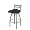 Holland Bar Stool Co. 30" Low Back Swivel Bar Stool, Nickel Finish, Graph Coal Seat -Kitchen & Dining Furniture Sales Store Holland20Bar20Stool20Co 411AN018