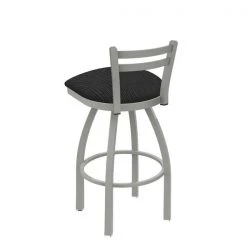 Holland Bar Stool Co. 30" Low Back Swivel Bar Stool, Nickel Finish, Graph Coal Seat -Kitchen & Dining Furniture Sales Store Holland20Bar20Stool20Co 411AN018 2
