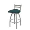Holland Bar Stool Co. 30" Low Back Swivel Bar Stool, Nickel Finish, Graph Tidal Seat -Kitchen & Dining Furniture Sales Store Holland20Bar20Stool20Co 411AN022