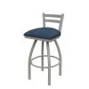 Holland Bar Stool Co. 30" Low Back Swivel Bar Stool, Nickel Finish, Rein Bay Seat -Kitchen & Dining Furniture Sales Store Holland20Bar20Stool20Co 411AN024