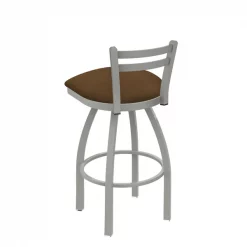 Holland Bar Stool Co. 30" Low Back Swivel Bar Stool, Nickel Finish, Rein Thatch Seat -Kitchen & Dining Furniture Sales Store Holland20Bar20Stool20Co 411AN026 2