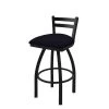 Holland Bar Stool Co. 30" Low Back Swivel Bar Stool, Black Wrinkle, Canter Twilight Seat -Kitchen & Dining Furniture Sales Store Holland20Bar20Stool20Co 411BW002