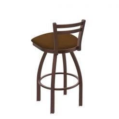 Holland Bar Stool Co. 30" Low Back Swivel Bar Stool, Bronze Finish, Canter Thatch Seat -Kitchen & Dining Furniture Sales Store Holland20Bar20Stool20Co 411BZ001 2
