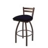 Holland Bar Stool Co. 30" Low Back Swivel Bar Stool, Bronze Finish, Canter Twilight Seat -Kitchen & Dining Furniture Sales Store Holland20Bar20Stool20Co 411BZ002