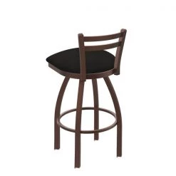 Holland Bar Stool Co. 30" Low Back Swivel Bar Stool, Bronze Finish, Canter Espresso Seat -Kitchen & Dining Furniture Sales Store Holland20Bar20Stool20Co 411BZ003 2