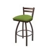 Holland Bar Stool Co. 30" Low Back Swivel Bar Stool, Bronze Finish, Canter Kiwi Green Seat -Kitchen & Dining Furniture Sales Store Holland20Bar20Stool20Co 411BZ009