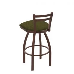 Holland Bar Stool Co. 30" Low Back Swivel Bar Stool, Bronze Finish, Graph Parrot Seat -Kitchen & Dining Furniture Sales Store Holland20Bar20Stool20Co 411BZ015 2