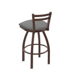 Holland Bar Stool Co. 30" Low Back Swivel Bar Stool, Bronze Finish, Graph Seat -Kitchen & Dining Furniture Sales Store Holland20Bar20Stool20Co 411BZ020 2
