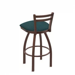 Holland Bar Stool Co. 30" Low Back Swivel Bar Stool, Bronze Finish, Graph Tidal Seat -Kitchen & Dining Furniture Sales Store Holland20Bar20Stool20Co 411BZ022 2