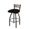 Holland Bar Stool Co. 30" Low Back Swivel Bar Stool, Bronze Finish, Black Vinyl Seat -Kitchen & Dining Furniture Sales Store Holland20Bar20Stool20Co 411BZBlkVinyl