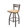 Holland Bar Stool Co. 30" Low Back Swivel Bar Stool, Bronze Finish, Nat Maple Seat -Kitchen & Dining Furniture Sales Store Holland20Bar20Stool20Co 411BZNatMpl
