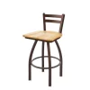 Holland Bar Stool Co. 30" Low Back Swivel Bar Stool, Bronze Finish, Nat Oak Seat -Kitchen & Dining Furniture Sales Store Holland20Bar20Stool20Co 411BZNatOak