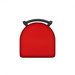 Holland Bar Stool Co. 30" Low Back Swivel Bar Stool, Pewter Finish, Canter Red Seat -Kitchen & Dining Furniture Sales Store Holland20Bar20Stool20Co 411PW011 3