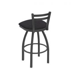 Holland Bar Stool Co. 30" Low Back Swivel Bar Stool, Pewter Finish, Graph Anchor Seat -Kitchen & Dining Furniture Sales Store Holland20Bar20Stool20Co 411PW014 2