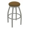 Holland Bar Stool Co. 30" Swivel Bar Stool, Nickel Finish, Canter Saddle Seat -Kitchen & Dining Furniture Sales Store Holland20Bar20Stool20Co 802AN012